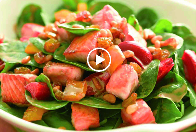 Warm Salmon Salad