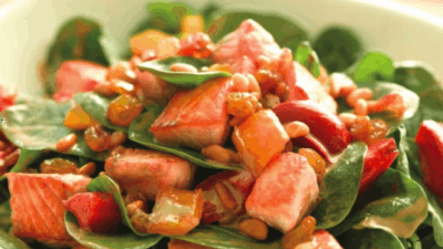 Warm Salmon Salad