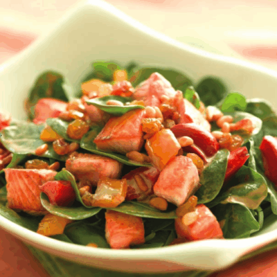 Warm Salmon Salad