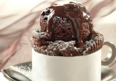 Warm Sticky Chocolate Mousse Cake