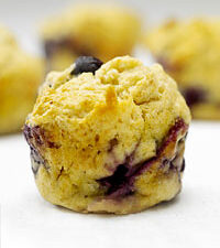 Warm Wild Blueberry Petit Fours