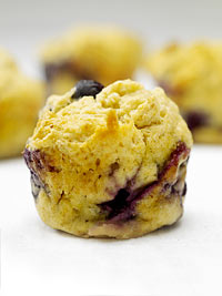 Warm Wild Blueberry Petit Fours