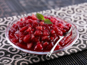 Watermelon Cranberry Sauce