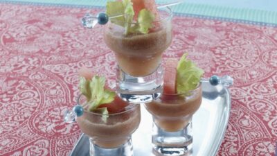 Watermelon Ginger Celery Shooters