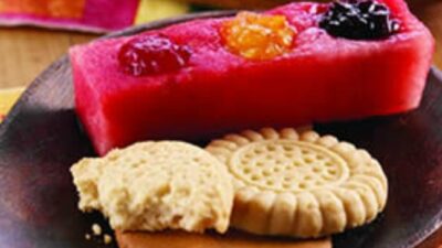 Watermelon Jelly Logs- Fruit Filled Rectangles