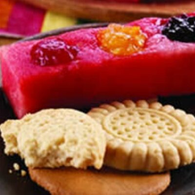 Watermelon Jelly Logs- Fruit Filled Rectangles