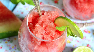 Watermelon Margarita Granita