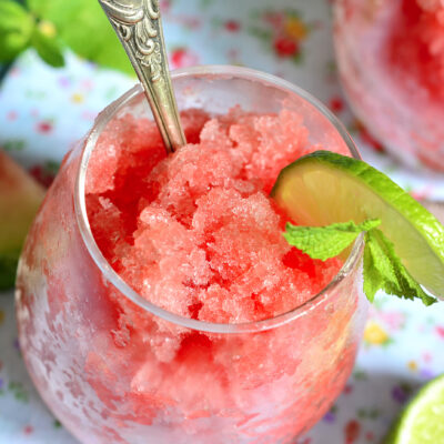 Watermelon Margarita Granita