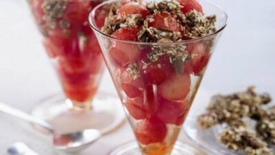 Watermelon Oat Crumble