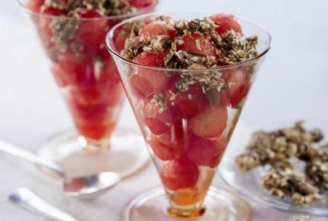 Watermelon Oat Crumble