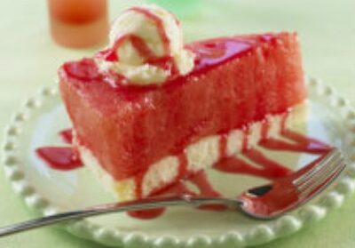 Watermelon Pie A La Mode