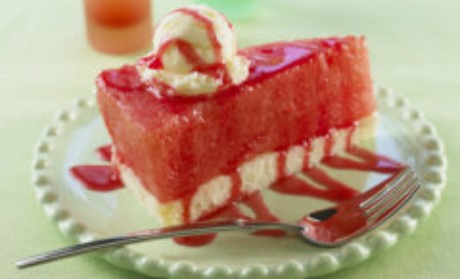 Watermelon Pie A La Mode