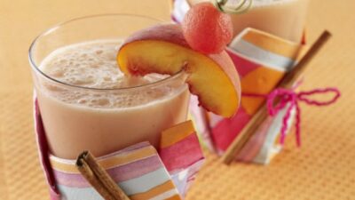 Watermelon, Pineapple and Peach Smoothie
