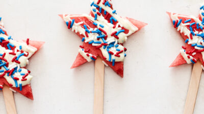 Watermelon Pops for the 4th of July