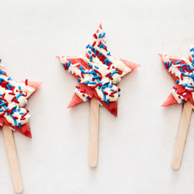 Watermelon Pops for the 4th of July