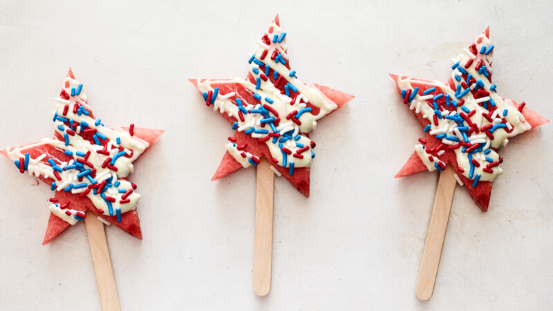 Fourth of July Watermelon Pops