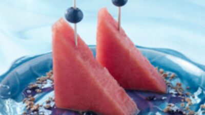 Watermelon Sailboats