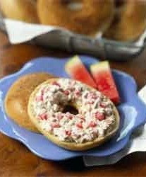 Watermelon Walnut Bagel Spread