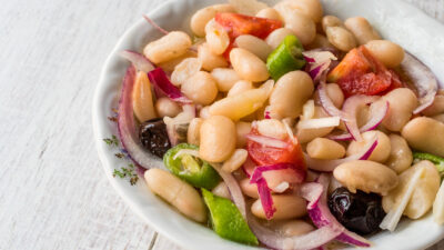 white bean salad