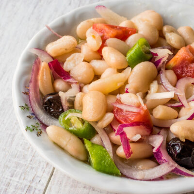 white bean salad