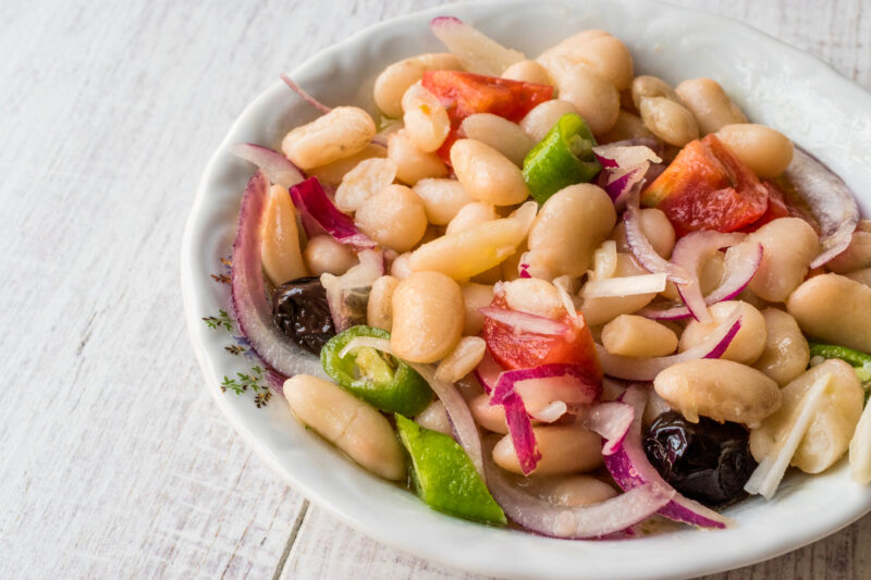 white bean salad