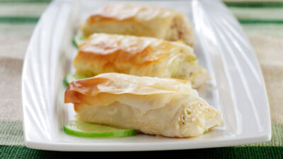 White Fish with Phyllo and Sesame