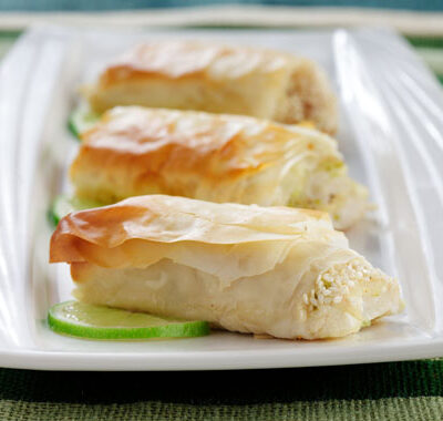 White Fish with Phyllo and Sesame