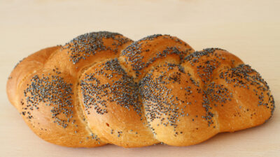Honey whole wheat challah