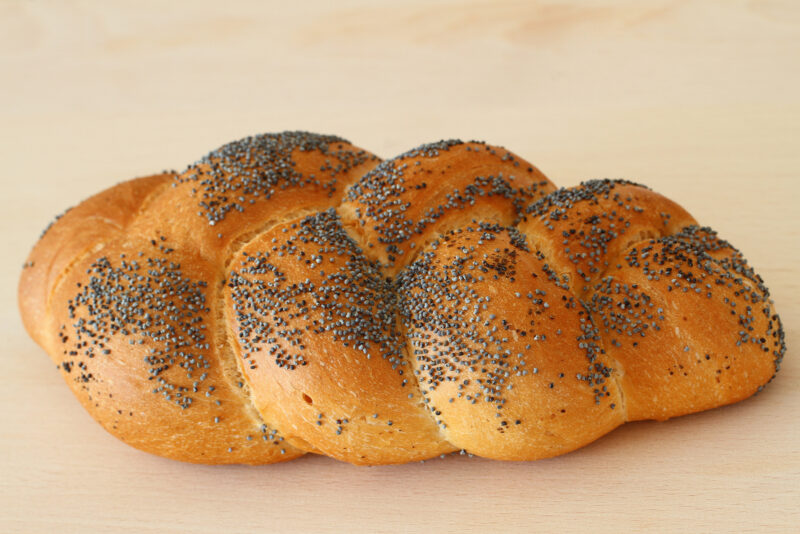 Honey whole wheat challah