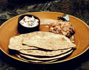 Whole Wheat Chapattis