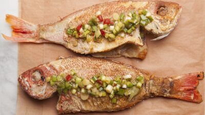 Whole Crisp Fish with Sichuan Sauce