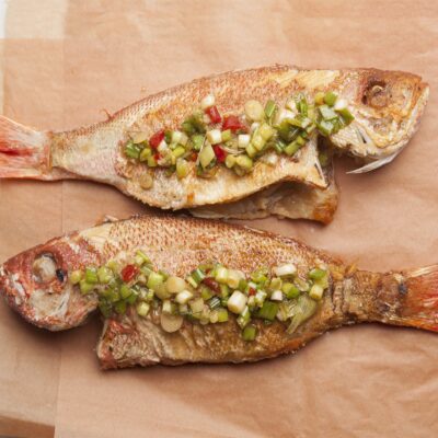 Whole Crisp Fish with Sichuan Sauce