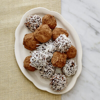 BITTERSWEET CHOCOLATE DATE TRUFFLES