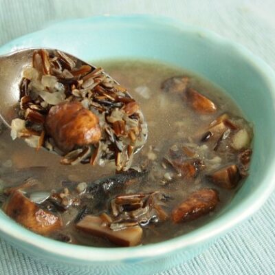 Wild Rice and Mushroom Soup
