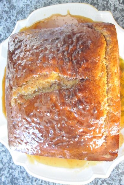 Yogurt Cake with Honey Syrup