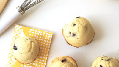 Zesty Lemon Blueberry Muffins