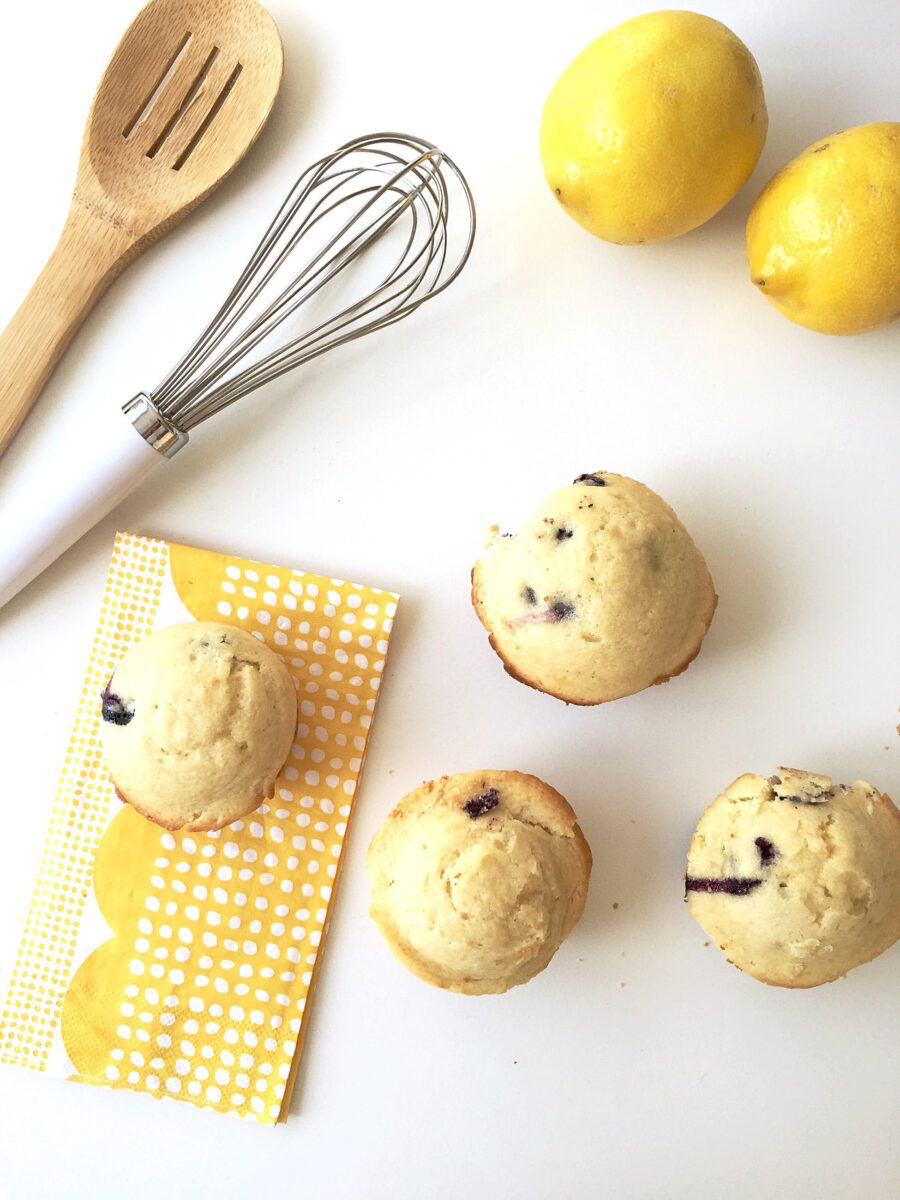 Zesty Lemon Blueberry Muffins