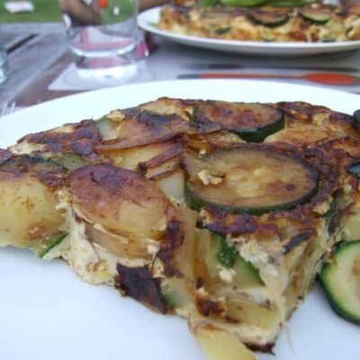 Zucchini and Potato Tortilla85