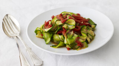 Zucchini and Red Bell Pepper Saut&eacute;