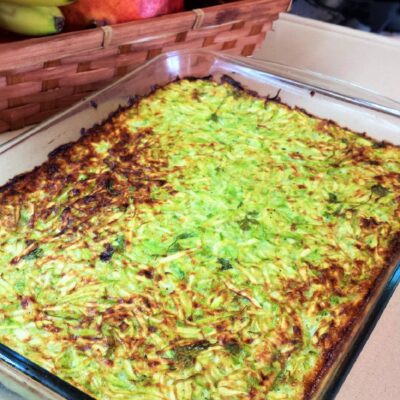 Zucchini Basil Kugel