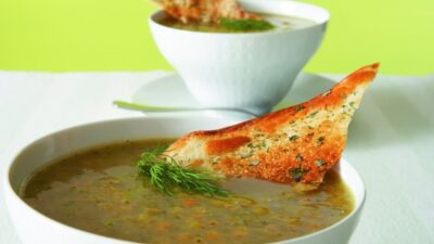 Zucchini Lentil Soup