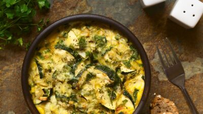 zucchini ricotta frittata