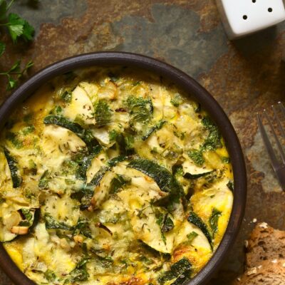 zucchini ricotta frittata