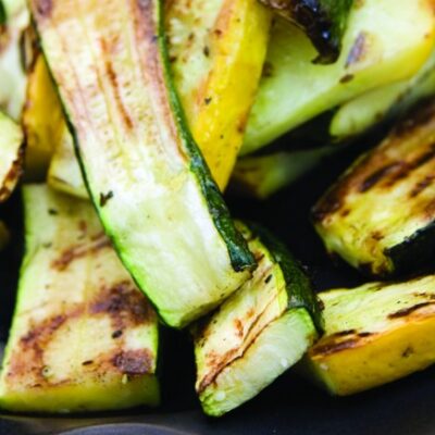 grilled zucchini with a zip