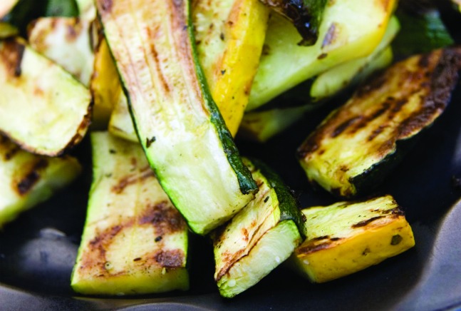 grilled zucchini with a zip