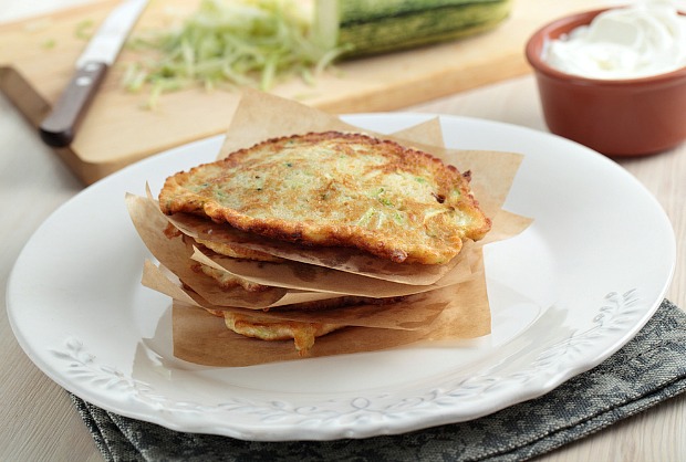 zuchinni latkes