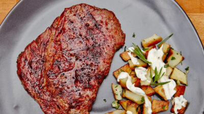 grille steak