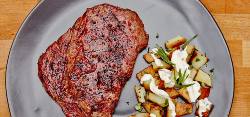 grille steak