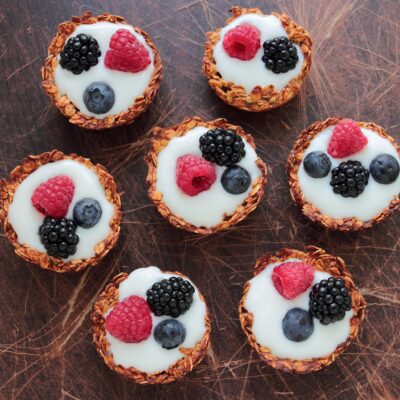 honey oat edible cups