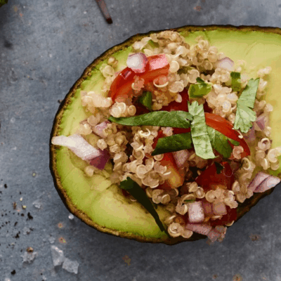 Quinoa Stuffed Avocado